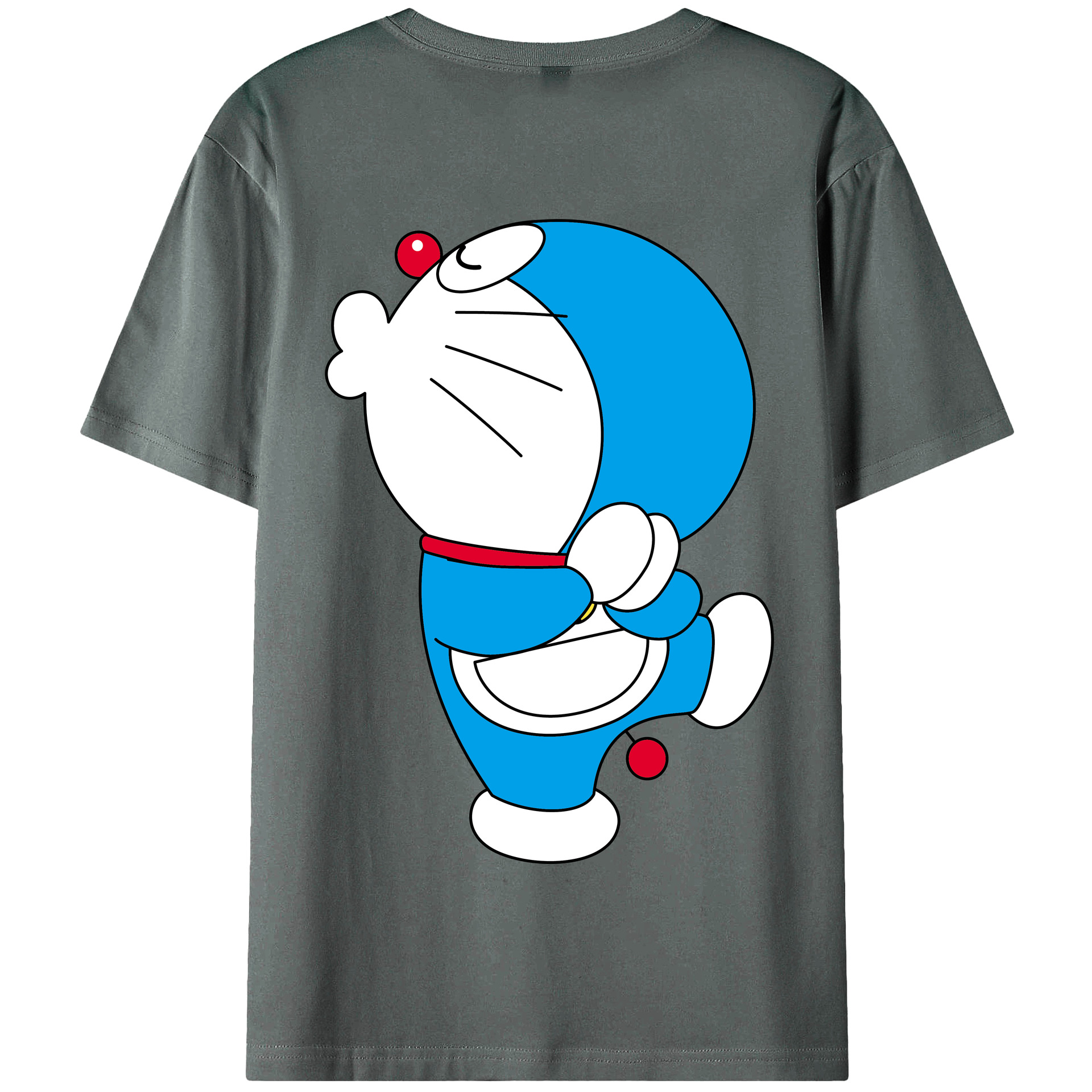 （画像用） ドラえもん Doraemon 綿100％半袖Tシャツ（背面プリント）
